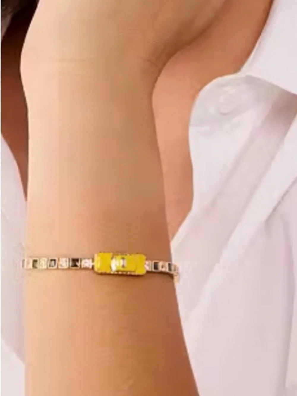 NWT Kate Spade Hit City Taxi Slider Bracelet Yellow 💛 - Picture 3 of 6